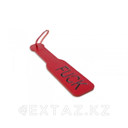 Красная шлёпалка Fuck от sex shop Extaz