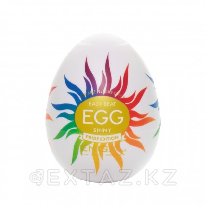 Tenga Egg Shiny Pride Edition - мастурбатор-яйцо, 9 см от sex shop Extaz