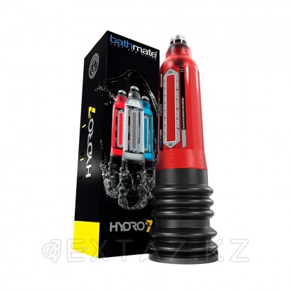 Гидропомпа BATHMATE - Hydro7, красный от sex shop Extaz фото 6