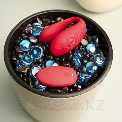 Вибратор для пар Tween+ с управлением через приложение от Amovibe красный от sex shop Extaz фото 6