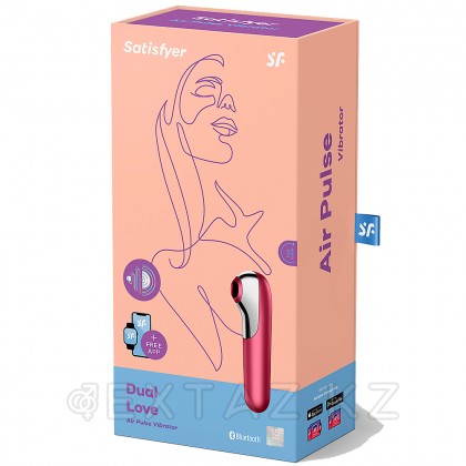 Вакуумно-волновой стимулятор клитора Satisfyer Dual Love pink от sex shop Extaz фото 5