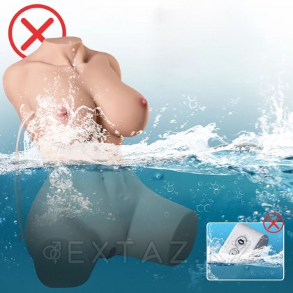 Сексуальное женское тело с двойным входом для мастурбации Miss perfection от sex shop Extaz фото 6