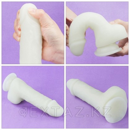 Фаллоимитатор Lumino Play светящийся в темноте (13*3,3 см) от sex shop Extaz фото 4