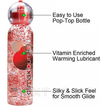 Согревающая смазка с пузырьками Climax® Bursts™ Warming Lubricant, 118 мл. от sex shop Extaz фото 2