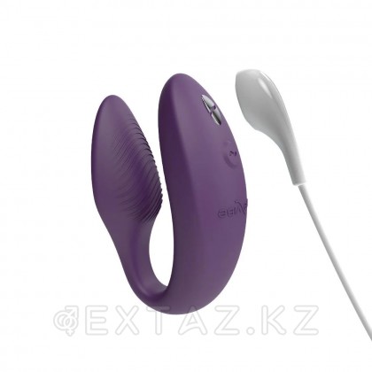 Вибратор для пар We-Vibe Sync 2 фиолетовый (в комплекте батарейка для пульта) от sex shop Extaz фото 6