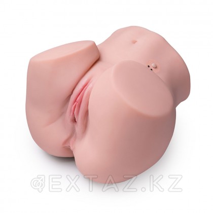Реалистичный двойной мастурбатор Olga с вибрацией от sex shop Extaz