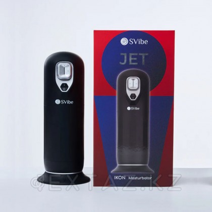 Мастурбатор SVibe Ikon JET 3-в-1: вибрация, подогрев, имитация фрикций от sex shop Extaz фото 16