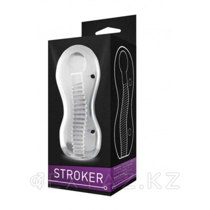 Мастурбатор двухсторонний STROKER 5 прозрачный (13*6 см.) от sex shop Extaz фото 3