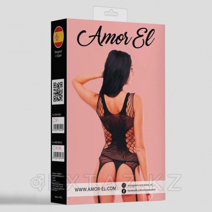 Кетсьюит (боди-комбинезон) Ines S/L черный от sex shop Extaz фото 4
