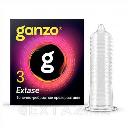 Презервативы GANZO Extase №3 (точечные, ребристые) от sex shop Extaz