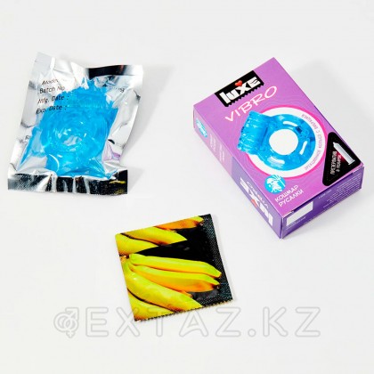 Виброкольцо LUXE VIBRO Кошмар русалки (+ презерватив) от sex shop Extaz фото 2