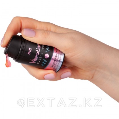 Жидкий интимный гель с эффектом вибрации Bubble Gum, 15 мл от sex shop Extaz фото 2