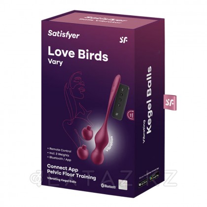 Тренажер Кегеля Satisfyer Love Birds Vary (Connect App) бордовый от sex shop Extaz фото 2