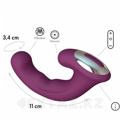 Стимулятор вакуумный Le Frivole Infinite Phoenix с клиторальным отростком, фиолетовый от sex shop Extaz фото 2