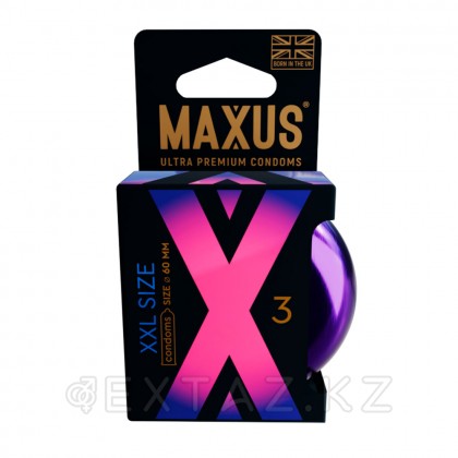 Презервативы MAXUS X-Edition XXL, гладкие, увеличенного размера, 3 шт от sex shop Extaz