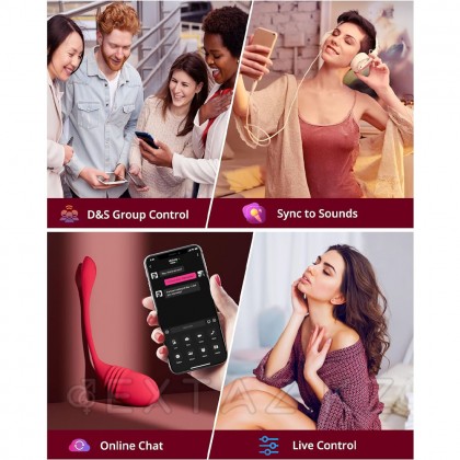 Фрикционное виброяйцо Vulse Lovense с управлением через приложение, работающее в режиме Handfree от sex shop Extaz фото 2