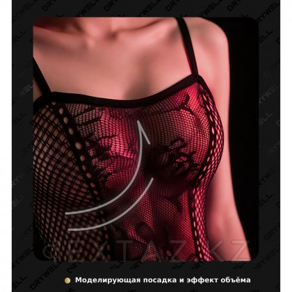 Эротическая бодисетка с имитацией чулок Drywell (S-M) от sex shop Extaz фото 7