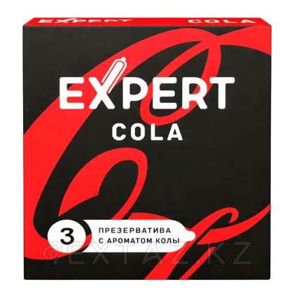 Презервативы EXPERT Cola, аромат Колы, 3 шт от sex shop Extaz