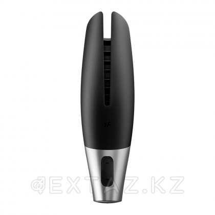 Мастурбатор с вибрацией Satisfyer Power Masturbator, черно-серебристый от sex shop Extaz