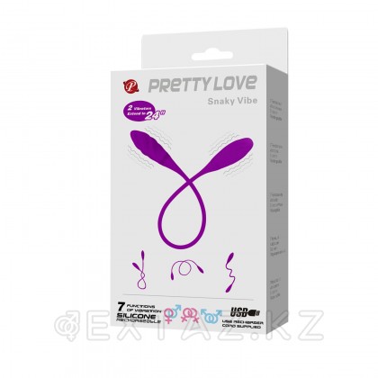 Двусторонний вибратор Pretty love (7 режимов вибрации) от sex shop Extaz фото 8