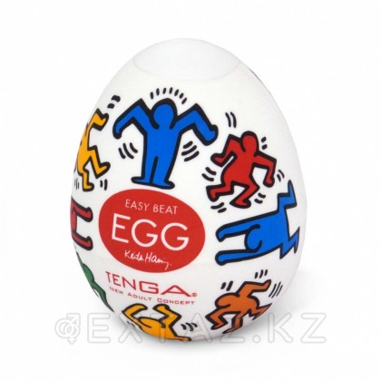 TENGA&Keith Haring Egg Мастурбатор яйцо Dance от sex shop Extaz фото 2