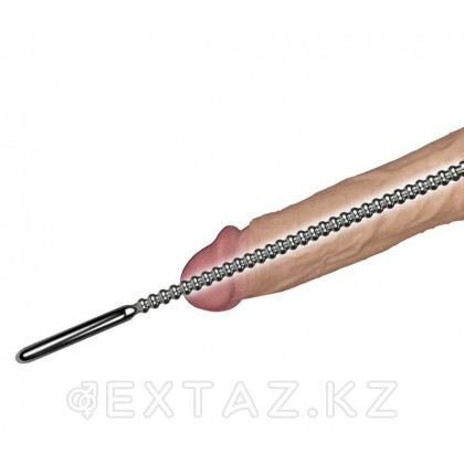 Уретральный расширитель ребристый (24 см* 8 мм) от sex shop Extaz фото 3