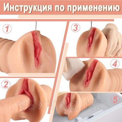 Реалистичный мастурбатор SHEQU JUDITH  от sex shop Extaz фото 7