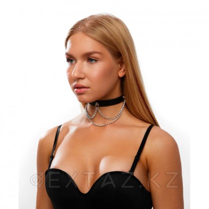 Чокер с цепочками, модель 2 от sex shop Extaz фото 3
