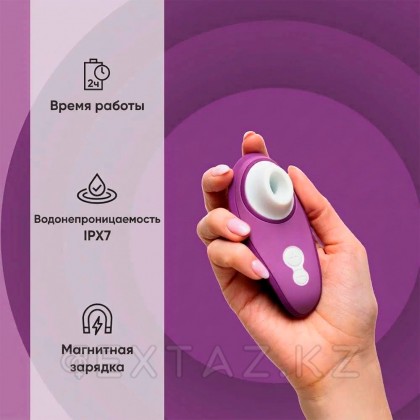 Бесконтактный клиторальный стимулятор Womanizer Liberty 2, фиолетовый от sex shop Extaz фото 15
