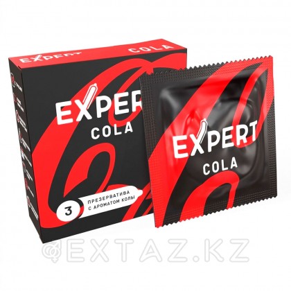 Презервативы EXPERT Cola, аромат Колы, 3 шт от sex shop Extaz фото 2