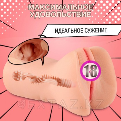 Реалистичный мастурбатор в виде вагины и половых губ Pamela от sex shop Extaz фото 9