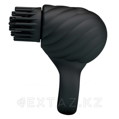 Виброкольцо с мощной стимуляцией клитора (на зарядке USB) чёрный от sex shop Extaz фото 5