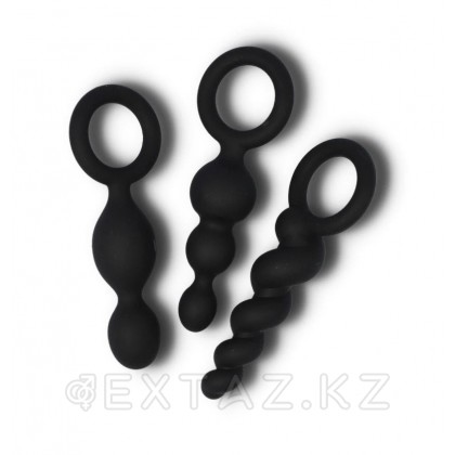 Набор анальных игрушек Satisfyer Booty Call black (набор 3 шт) от sex shop Extaz фото 3