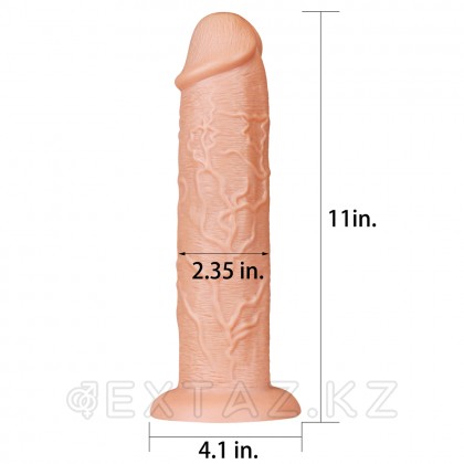 Фаллоимитатор реалистик Long Dildo (28 см) от sex shop Extaz фото 10