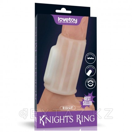 Насадка на пенис с вибрацией Ridge Knights Ring (10*3,7) от sex shop Extaz