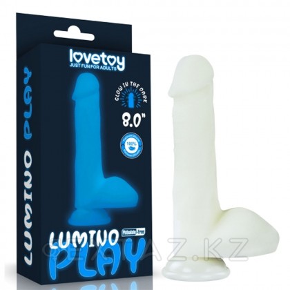 Фаллоимитатор Lumino Play светящийся в темноте (15*4 см) от sex shop Extaz