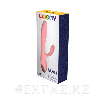 Вибратор-кролик Elali розовый от WOOOMY (18 *3 см.) от sex shop Extaz фото 3