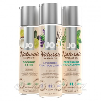 Массажное масло JO Naturals Кокос и Лайм, 120 мл от sex shop Extaz фото 7