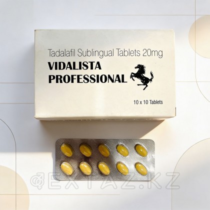 Препарат для усиления потенции Vidalista Professional 20 mg (10 таб.) от sex shop Extaz фото 8