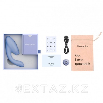 Бесконтактный клиторальный стимулятор Womanizer Duo 2, сиреневый от sex shop Extaz фото 8