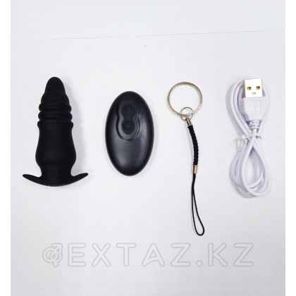 Анальная пробка с вибрацией и пультом ДУ (7,5) от sex shop Extaz фото 2