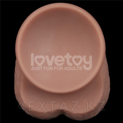 Реалистичный фаллоимитатор Lovetoy KING SIZED (29,8×6 см) с двойным покрытием, телесный от sex shop Extaz фото 4