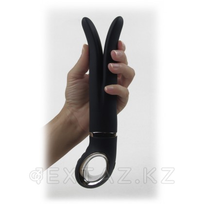 Анатомический вибромассажер Lealso NATALI 24 см (черный) от sex shop Extaz фото 5