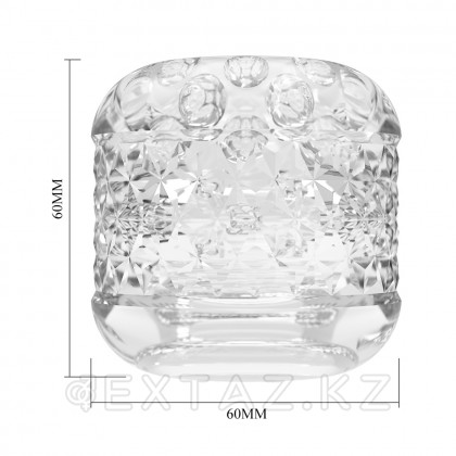 Мастурбатор с текстурированным каналом Cole прозрачный от sex shop Extaz фото 8