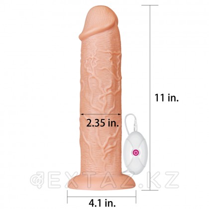 Фаллоимитатор реаилистик с вибрацией (28 см) от sex shop Extaz фото 5