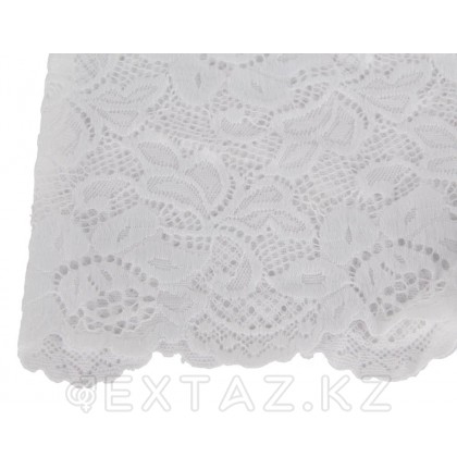 Трусики-шортики кружевные белые (XL-2XL) от sex shop Extaz фото 5