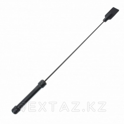 Стек профессиональный из черной кожи от sex shop Extaz