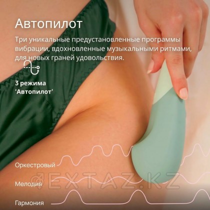 Клиторальный вибратор Womanizer Vibe, зеленый от sex shop Extaz фото 15