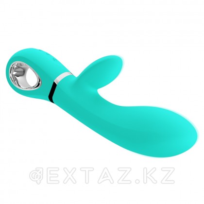 Вибратор-кролик Thomas Super Soft (20 см) бирюзовый от sex shop Extaz фото 4