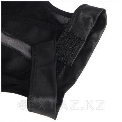 Кожаное платье Ohyeah с сетчатыми вставками, XL-2XL - extaz.kz фото 6 Кожаное платье Ohyeah с сетчатыми вставками, XL-2XL от sex shop Extaz фото 6